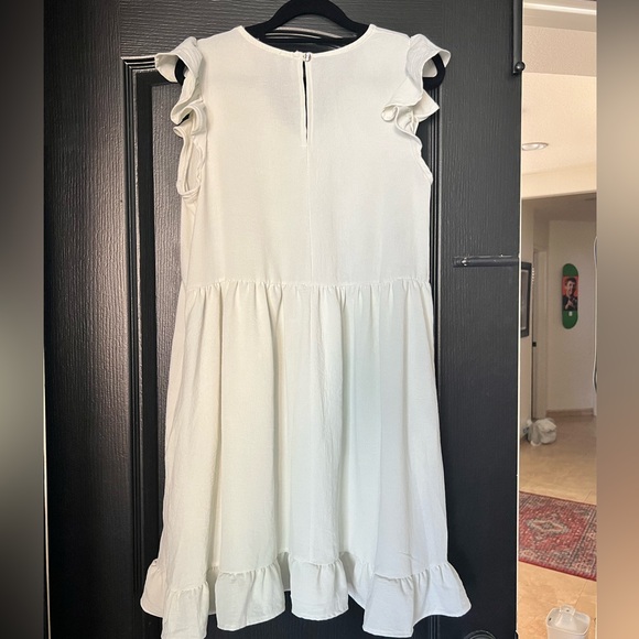 Freckled Poppy ruffle sleeved babydoll dress NWOT - Picture 7 of 8